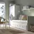 HEMNES Dnevni krevet s 3 fioke/2 dušeka, bela/Agotnes tvrdo,, 80x200 cm