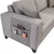 ATELIER DEL SOFA Ugaona garnitura Loft Light Brown