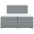 vidaXL Box spring postelja z vzmetnico svetlo siva 200x200 cm blago