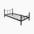 Woody Fashion Single Bedstead Gentle - 90 x 190