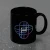 Šolja Pyramid - KPop Demon Hunters - Huntrix Logo Black Mug
