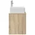 Umivaonik s policom Hrast sonoma 49,5 x 41 x 63 cm