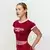 GymBeam Women‘s Varsity T-Shirt Red