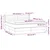 Vidaxl Box spring postelja z vzmetnico temno siva 160x200 cm blago