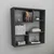 Hanah Home zidna polica Myra09, 70,8 cm, antracit