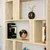 Hanah Home Polica za knjige Lima, 90x180x20 cm, Krem