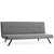 Atelier del Sofa Trosed na razvlačenje Zola Svetlosivi