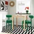 IKEA PS 2026 Sto i 2 stolice, borovina/Knäbäck jarkozelena, 70x70 cm