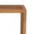Vidaxl Vrtna stranska miza Rjava 50 x 32,5 x 35 cm Trden tikov les