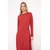 Trendyol Modest Ženska haljina Tctss26Eb00054, Crvena