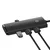 Baseus hub USB 3.0 4xTipA TipC 1m črn WKQX030101