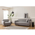 ATELIER DEL SOFA Sofa trosed Eddy Light Grey