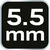 Inbus ključ 5.5mm CrV NEO