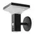 RABALUX Geleen Solarna spoljna zidna LED lampa, IP44, 4W, 400lm, Crna