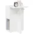 vidaXL Stranska miza Bela 35 x 40 x 55 cm Konstruiran les