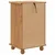 Vidaxl Predalnik ASKIM Rjava 45,8 x 40 x 79 cm Masivno borovo les