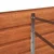 Povišena vrtna gredica boja hrđe 240 x 80 x 77 cm čelik COR-TEN