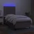 Vidaxl Box spring postelja z vzmetnico LED taupe 90x200 cm blago