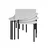 Hanah Home Klub sto Emma 8921, 90x42x42 cm, Beli