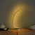 LED namizna svetilka v zlati barvi (višina 43 cm) Bevel – Opviq lights