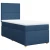 vidaXL vidaXL Box spring postelja z vzmetnico modra 100x200 cm blago, (21291985)
