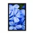 Plakat divje modre rože - 20x30 silver