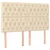 vidaXL vidaXL Box spring postelja z vzmetnico krem 140x190 cm blago, (20893708)
