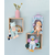 Doudou Darilni set - plišasta igrača račka z listom lokvanja 27 cm