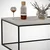 Hanah Home Klub sto Zinus, 95x43x55 cm, Sivo-crni