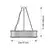 Endon 106811 - Luster na lancu 6xE14/6W/230V zlatni