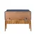 Hanah Home Trpezarijska klupa Vina Bank 110x85x40cm Bež-Tamnoplava