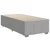 Vidaxl Box spring postelja z vzmetnico svetlo siva 90x200 cm blago