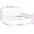 Vidaxl Box spring postelja z vzmetnico LED temno rjava 200x200cm blago