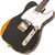 Vintage V62 ICON Electric Guitar ~ Distressed Black