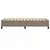 Vidaxl Posteljni okvir brez vzmetnice taupe 100x200 cm blago