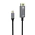 WOZINSKY Kabel USB-C – HDMI 4K 60 Hz, 1,8 m – črn