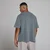 MP Mens Washed Oversized T-Shirt - Future Blue - S