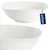 Northix Bela steklena skleda LUNA 25 cm, 2 l