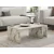 HANAH HOME Sto za dnevnu sobu Memo Freesia Marble