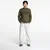 Pulover HUMAN MADE Moc Neck Knit Sweater UNISEX Olive Drab XL