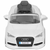 VIDAXL električni otroški avto z daljincem Audi A3, bel