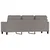 Vidaxl Trosed taupe 180 cm blago