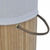 vidaXL 242723  Bamboo Laundry Bin Round Natural