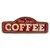 Forever Light RETRO LED kovinski znak Fresh Brewed COFFEE, 1+1 gratis! [RTV100462]