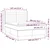Vidaxl Box spring postelja z vzmetnico taupe 140x200 cm blago