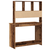 Radni stol s policama boja drva 102x45x148 cm konstruirano drvo