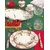 3-piece strawberry-shaped porcelain appetizer bowl set, with bamboo tr