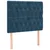 Vidaxl Box spring postelja z vzmetnico temno moder 90x190 cm žamet