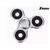 Spinner triangle sjajni Silver