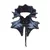 Ovratnik DEVIL FASHION - Blue Gothic Retro - CA049